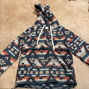 Aztec Pattern Hoodie